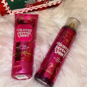 Bath and Body Works Peppermint Bundle